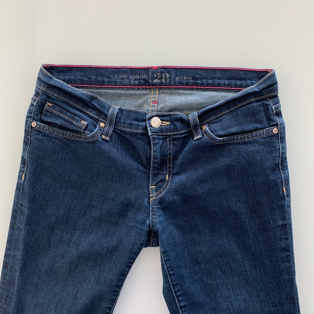 Kate Spade Play Hooky dark denim skinny jean